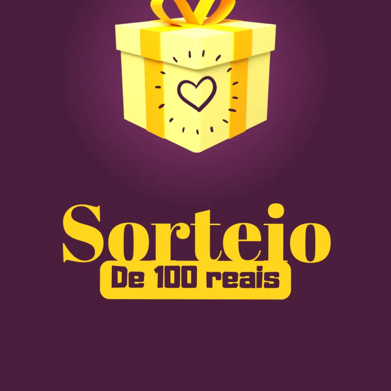 Imagem da campanha 100 reais no pix!