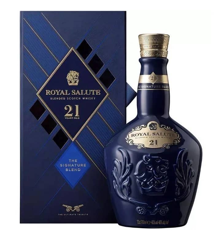 Imagem da campanha Whisky Royal Salute 21 Anos