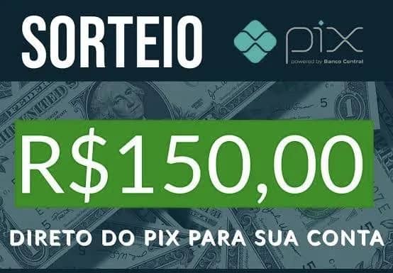 Imagem da campanha 150 $ no pix