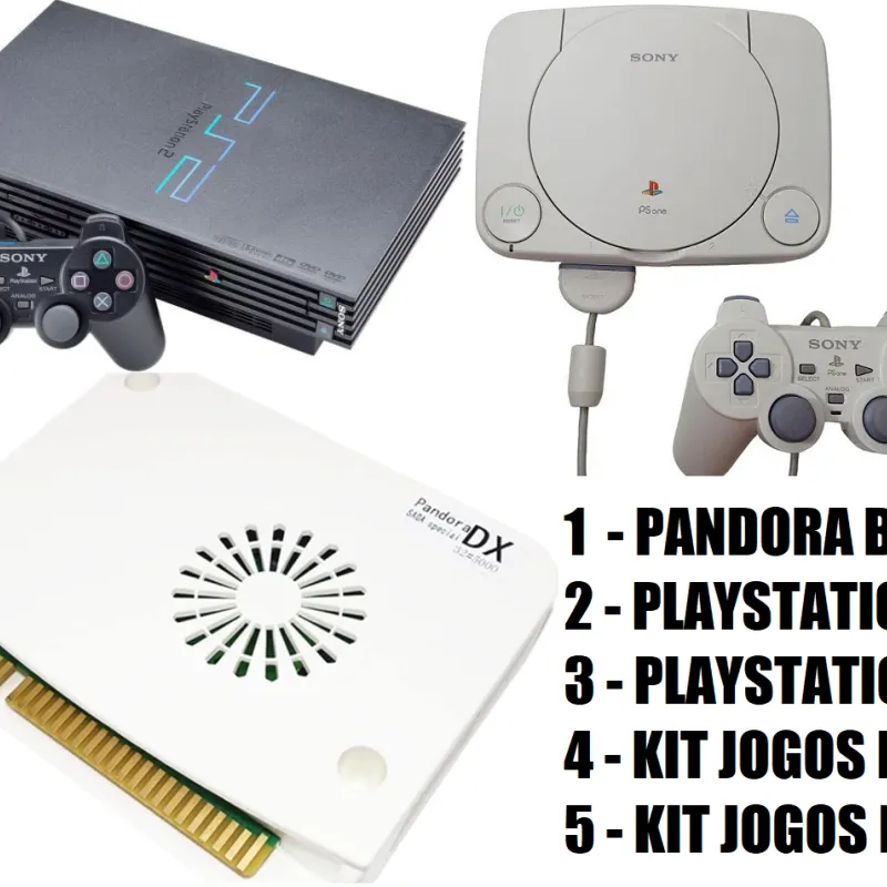 Imagem da campanha PANDORA BOX - PLAYSTATION 2 - PLAYSTATION 1 - KIT JOGOS PC - KIT JOGOS PC