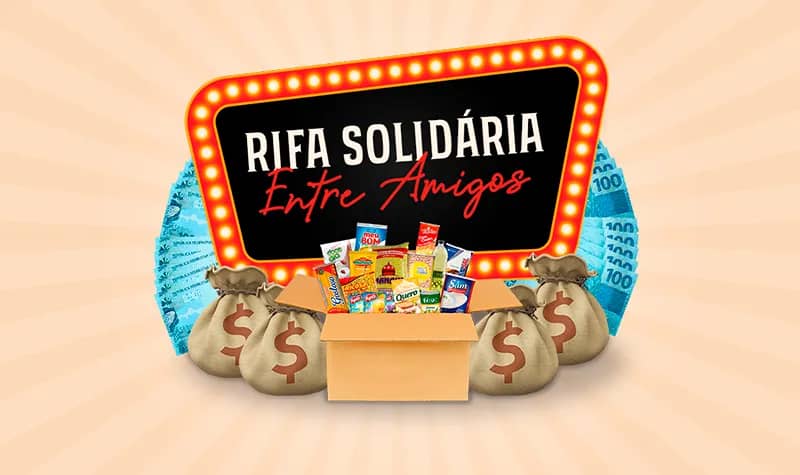 Imagem da campanha Rifa Solidária
