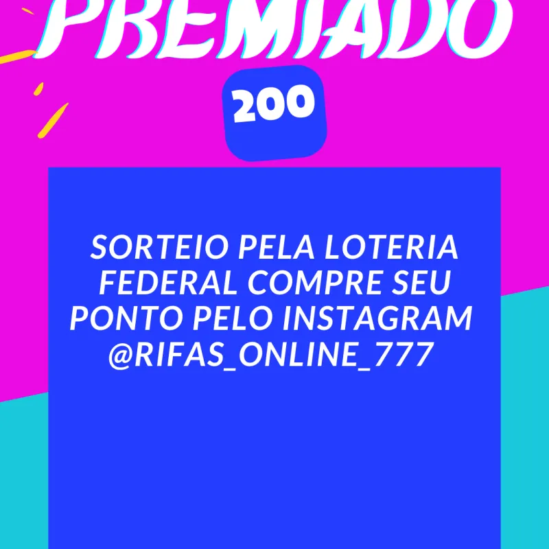 Imagem da campanha RIFA DE 200 REAIS
