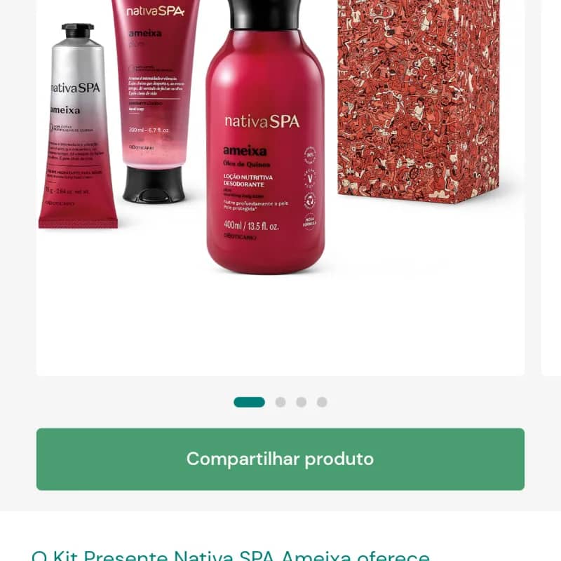 Imagem da campanha Rifa valendo um kit OBoticário ameixa