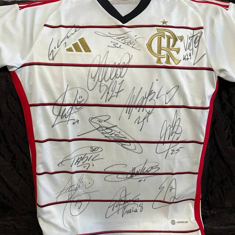Imagem da campanha Camisa Oficial do Flamengo Autografada
