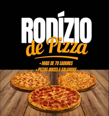Imagem da campanha RODÍZIO DE PIZZA PARA 2 PESSOAS