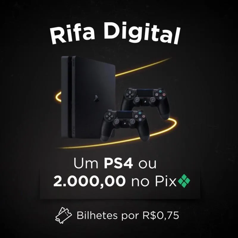 Imagem da campanha PS4 SLIM