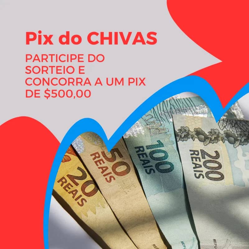 Imagem da campanha Pix do Chivas