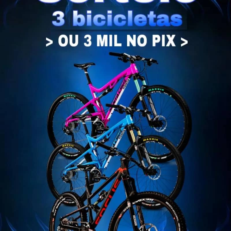 Imagem da campanha 3 Bicicletas Ou 3 Mil Reais No Pix💸