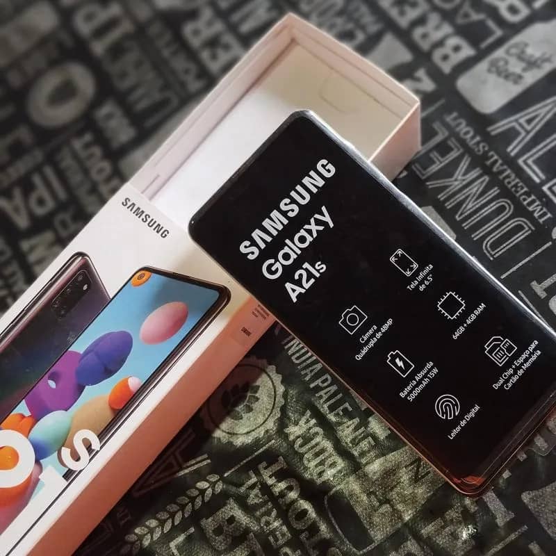 Imagem da campanha Célula Galaxy A21 ou $400 no pix