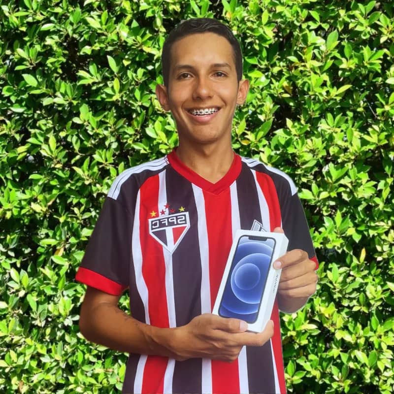 Imagem da campanha Ação IPhone 13 ou 4 mil no PIX