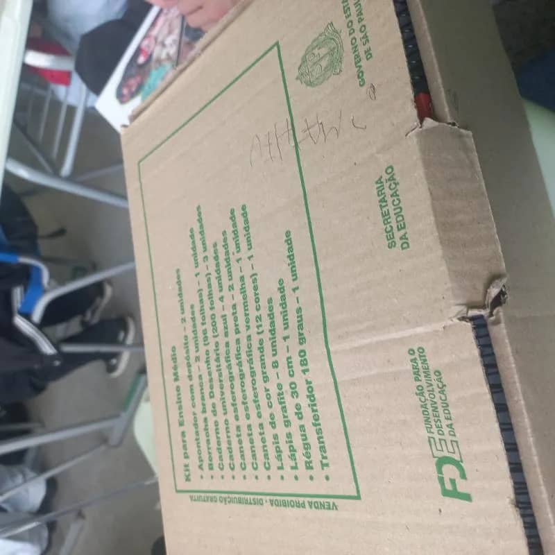 Imagem da campanha AÇÃO MATERIAL ESCOLAR 2050