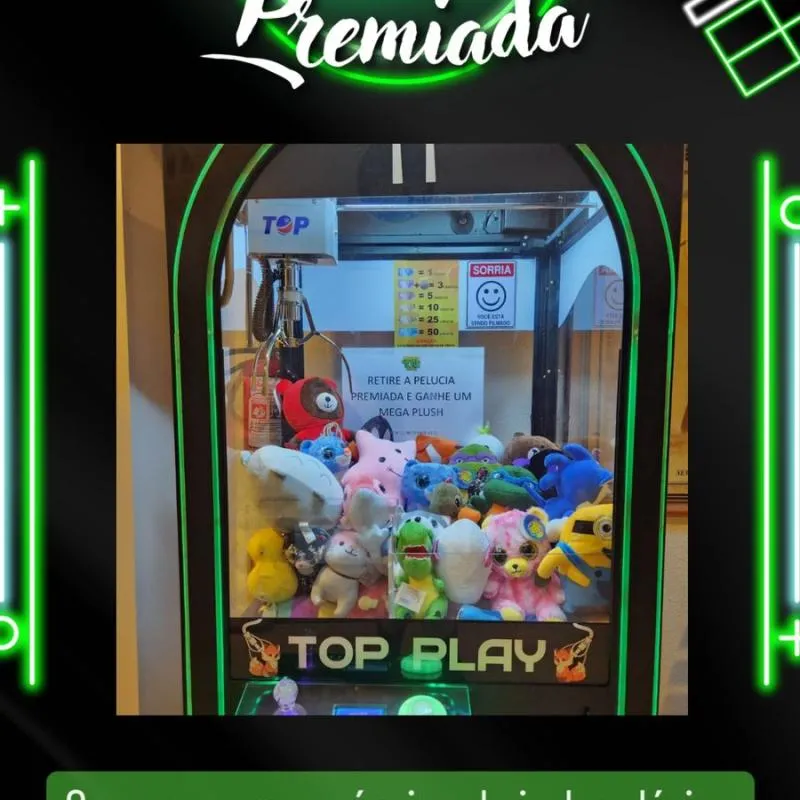 Imagem da campanha Uma Maquina recheada com 100 pelucias