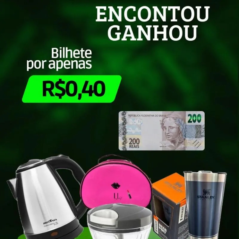 Imagem da campanha Encontrou Ganhou!🥳🎉