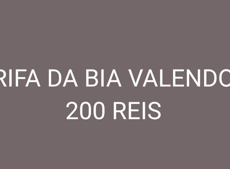 Imagem da campanha Valendo 200 reais no pix