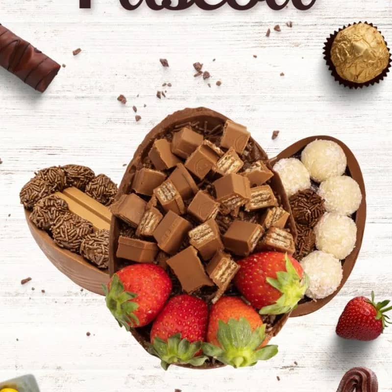 Imagem da campanha Ovo Páscoa de 1kg trufado