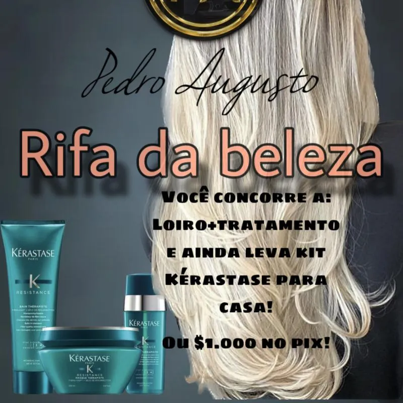 Imagem da campanha Rifa da Beleza