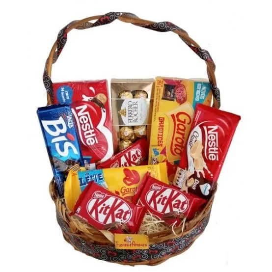 Imagem da campanha 💥Super Cesta de chocolate para alegrar sua Páscoa🍫