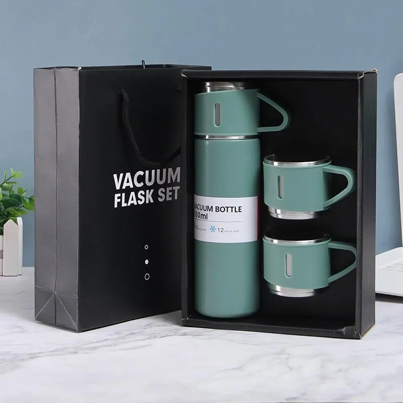 Imagem da campanha Kit Garrafa Isotérmica Com 3 Xícaras