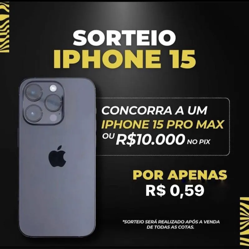 Imagem da campanha iPhone 15 pro Max