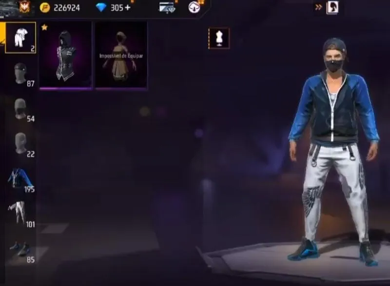 Imagem da campanha Rifa-se conta de freefire