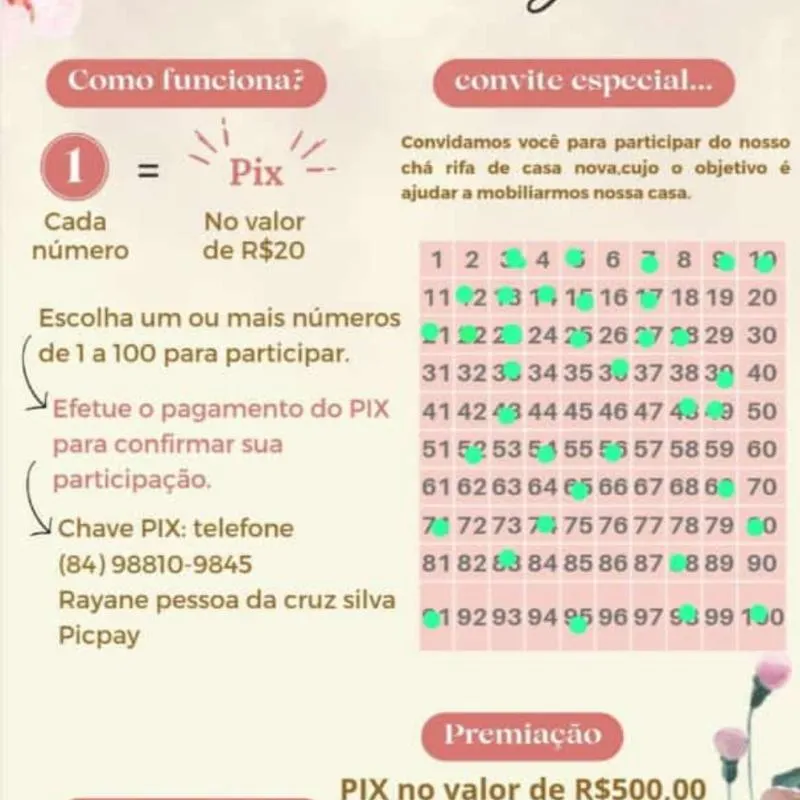 Imagem da campanha Chá rifa de casa nova
