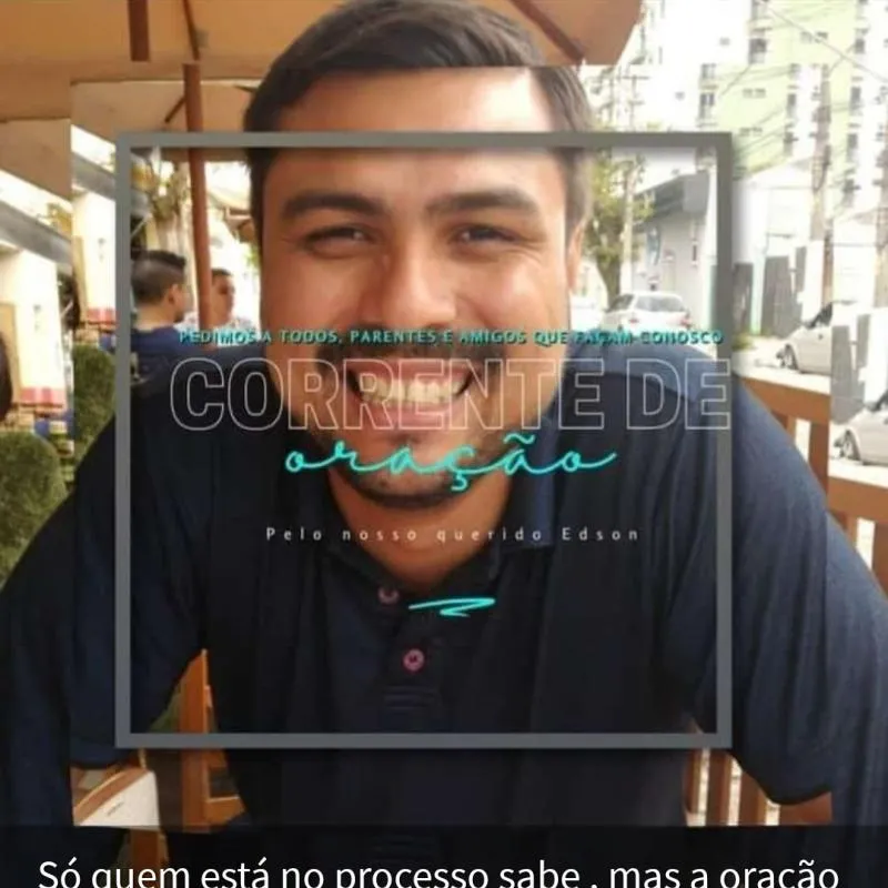 Imagem da campanha Ajudando Edson Mattos