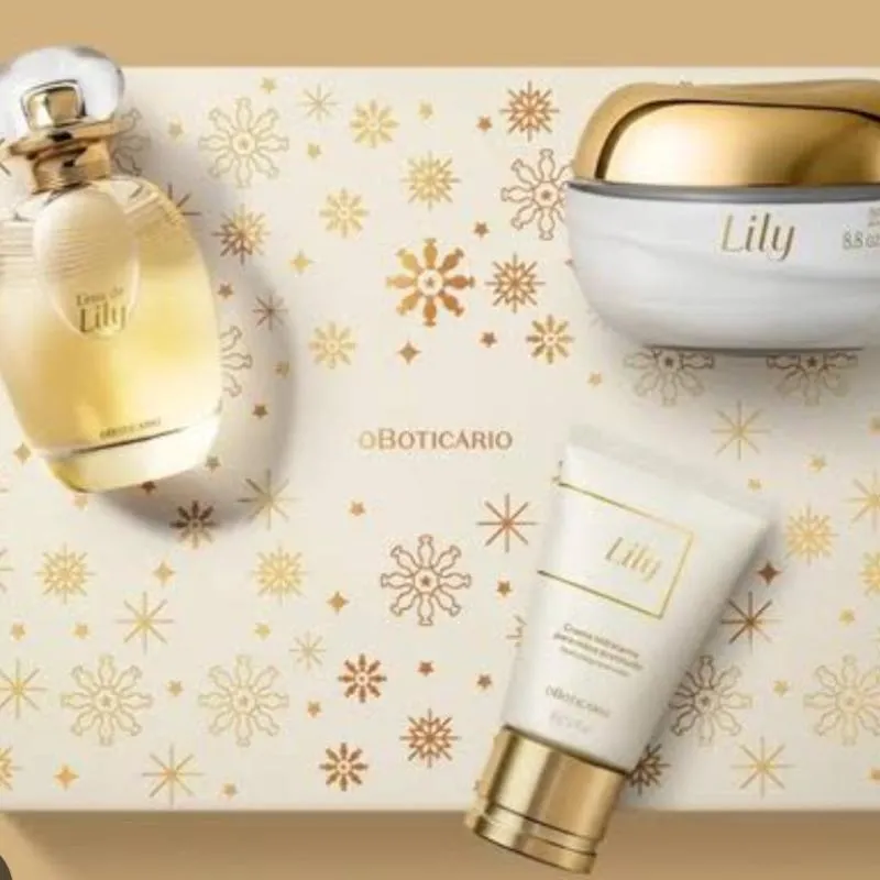 Imagem da campanha kit Lily Boticário