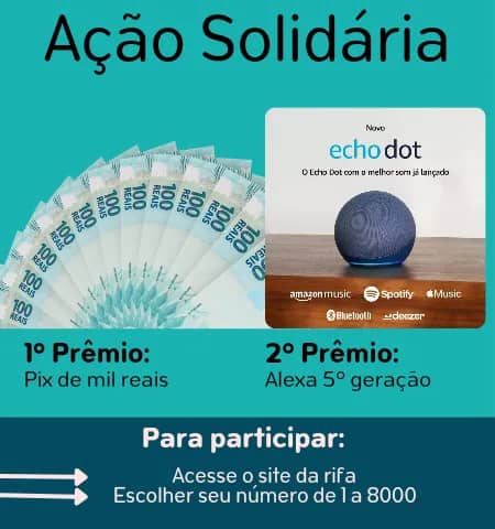 Imagem da campanha Ação Solidária