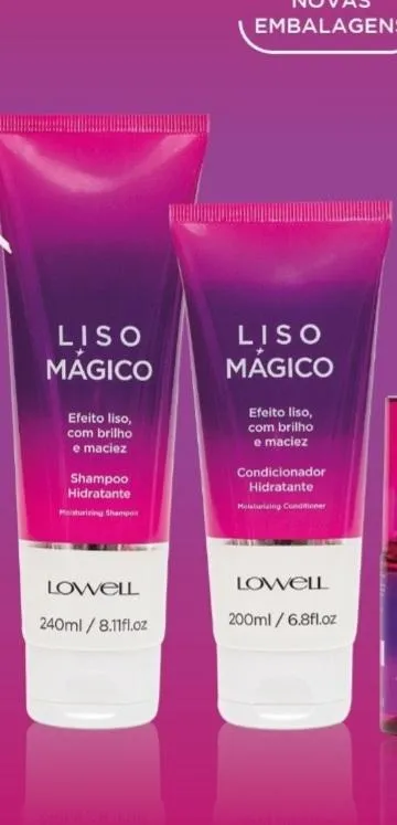 Imagem da campanha Shampoo e condicionador liso magico