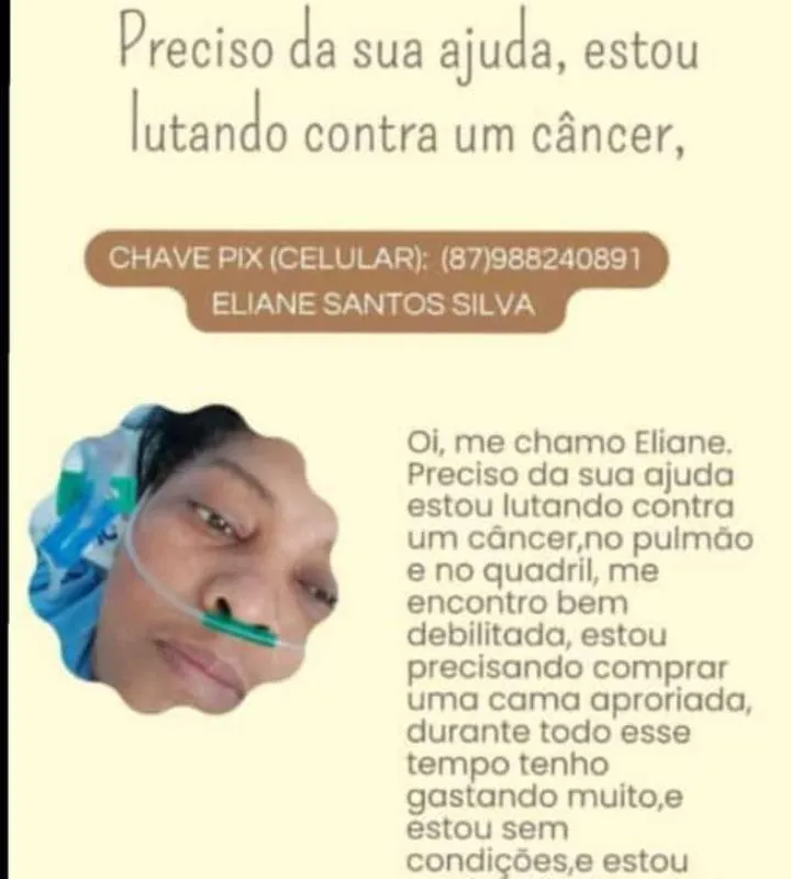 Imagem da campanha Lutador contra o câncer