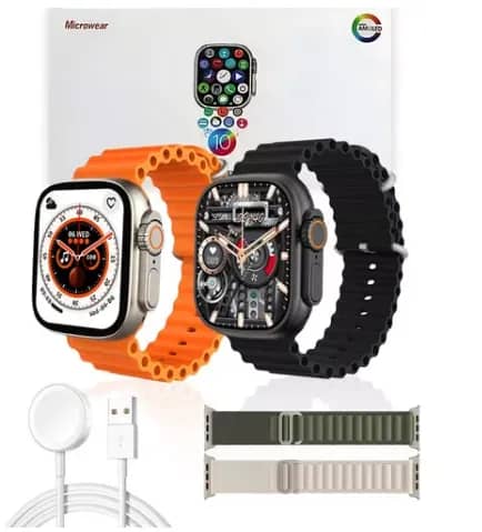 Imagem da campanha Relógio Smartwatch W69+ Ultra Plus Amoled Serie 10 + Brindes