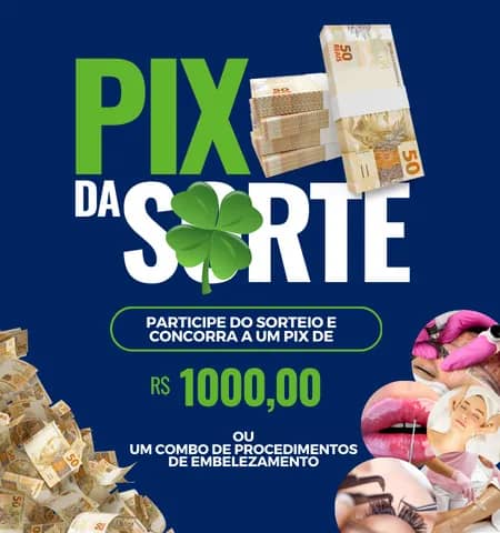 Imagem da campanha Pix da Sorte ou Combo da Beleza