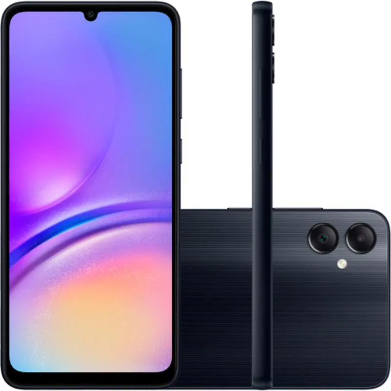 Imagem da campanha Dois sorteios 1 Celular Sansung Galaxy A05 128GB e R$200,00 no pix.