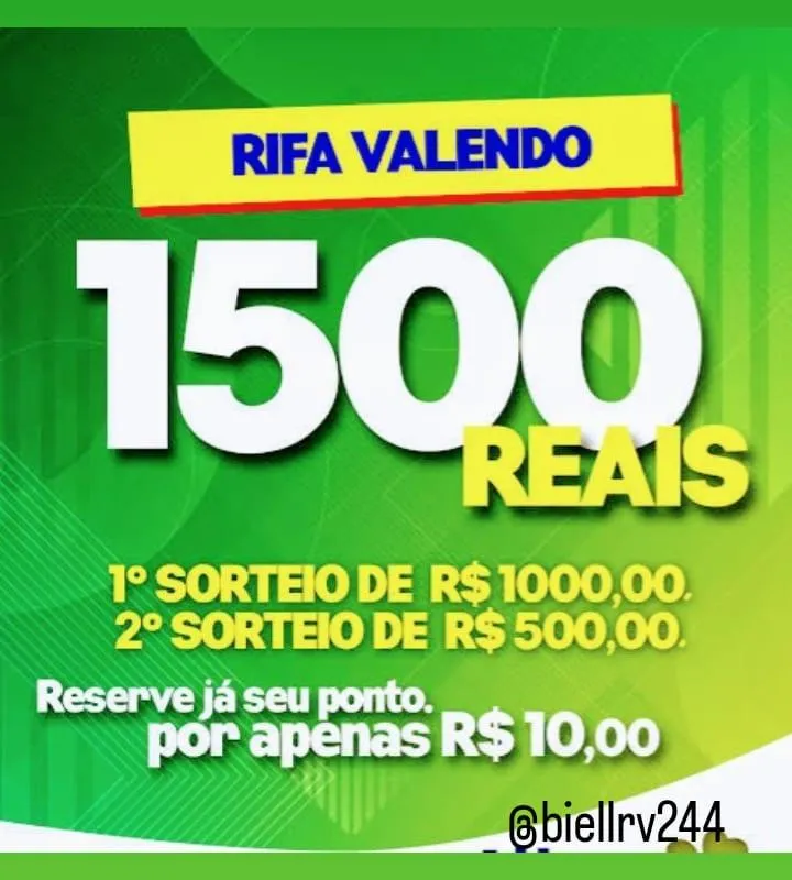 Imagem da campanha Rifa solidária