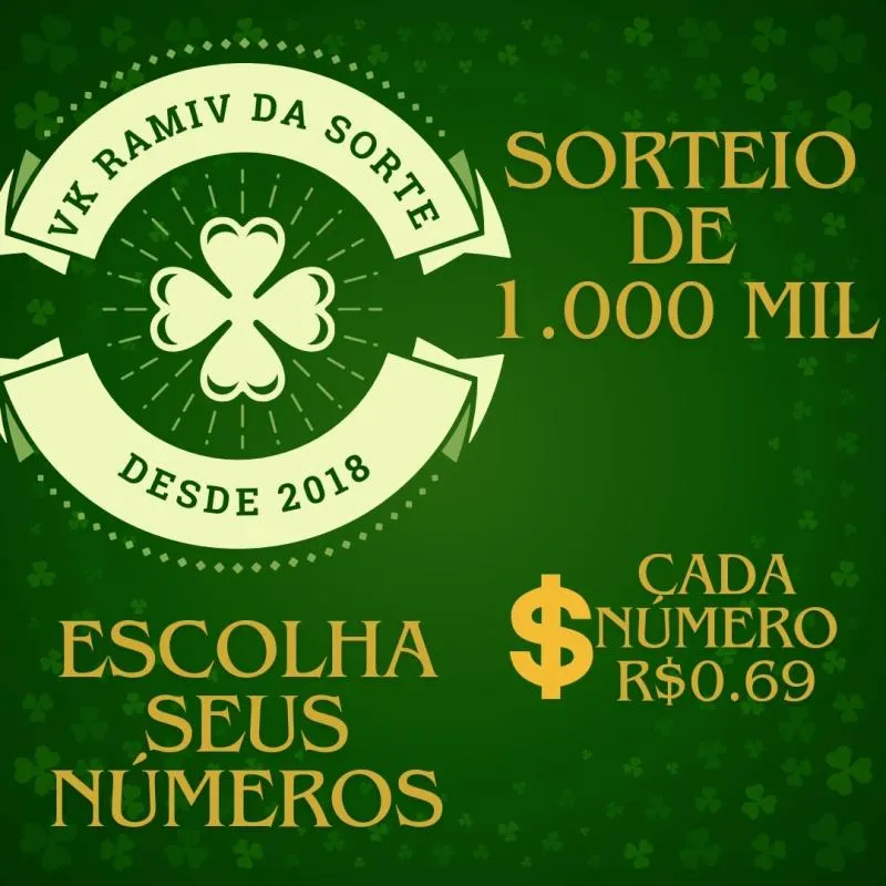 Imagem da campanha VK Ramiv da sorte 1.000Mil