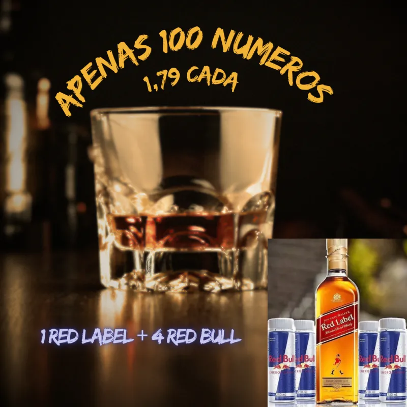 Imagem da campanha 1 RED LABEL + 4 RED BULL