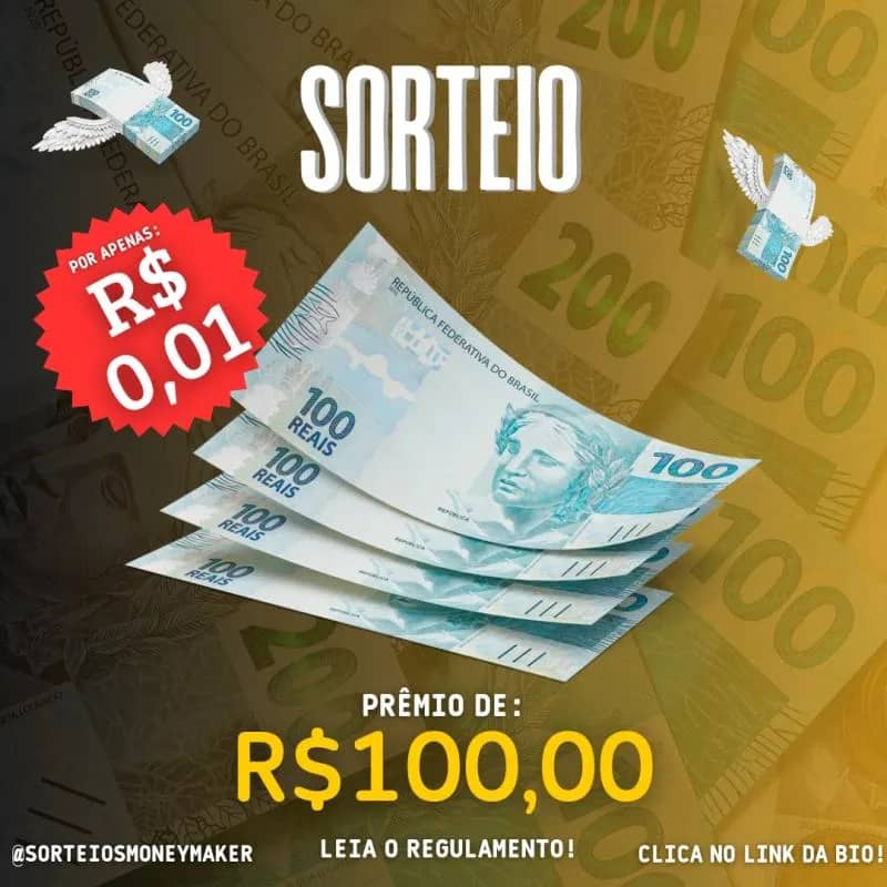 Imagem da campanha 100 reais