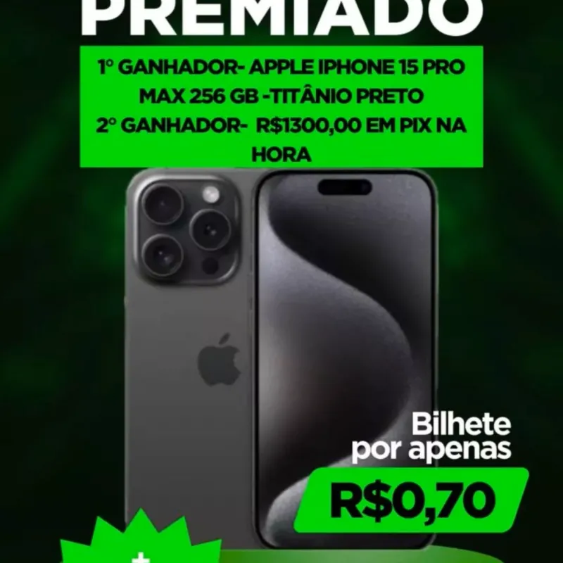 Imagem da campanha Rifa solidária