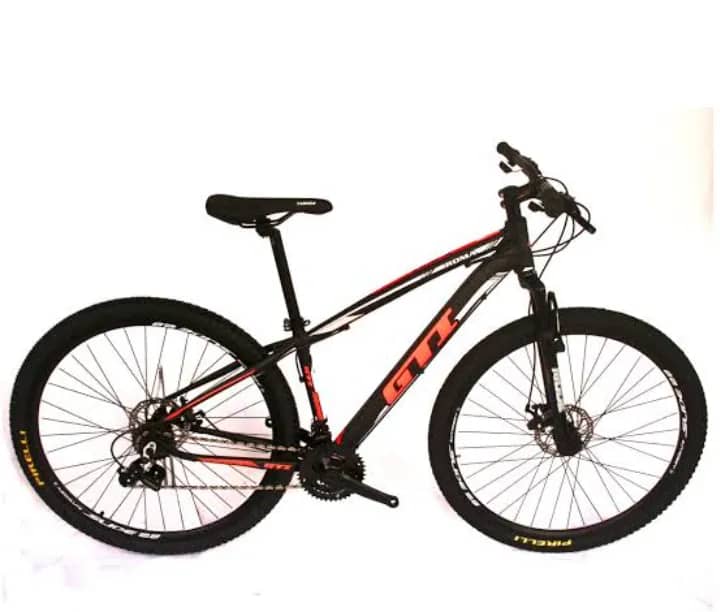 Imagem da campanha Bicicleta Aro 29 GTI. 21 velocidades