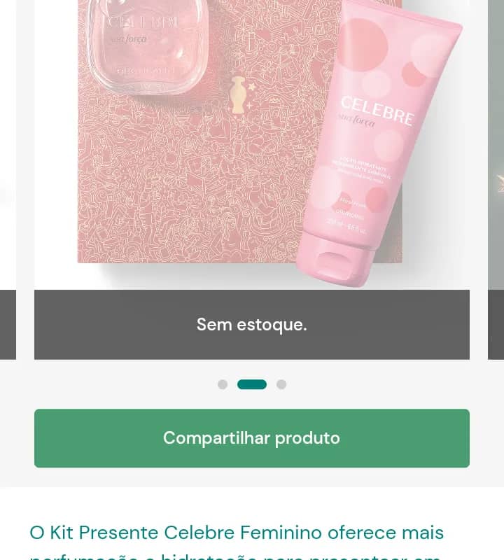 Imagem da campanha Kit célebre