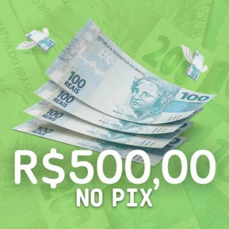 Imagem da campanha 500tão no pix