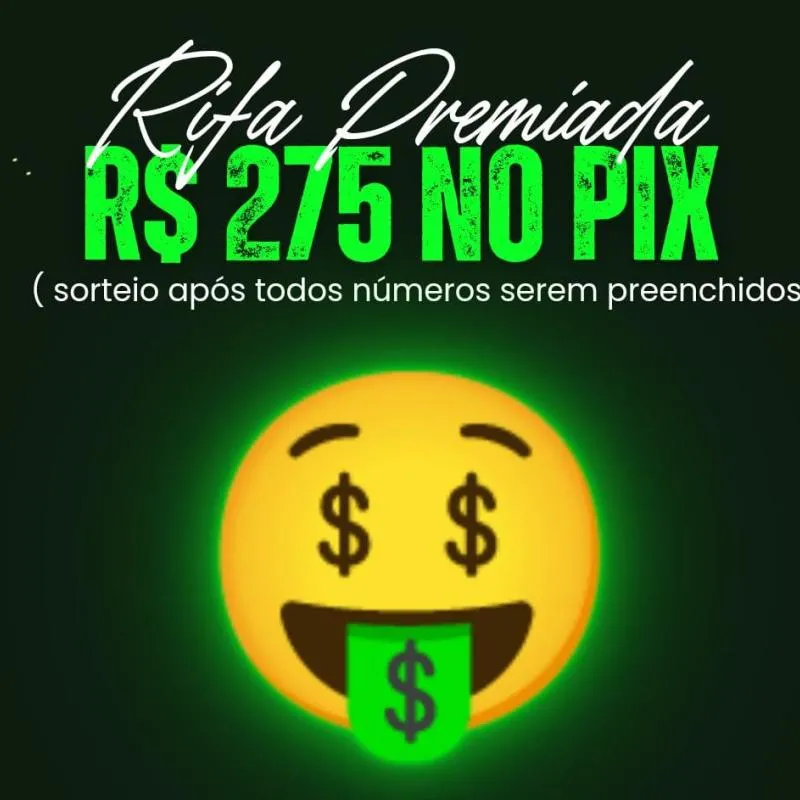 Imagem da campanha Pix R$ 275 NA HORA ✅🤑