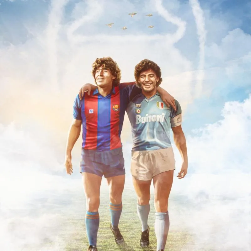 Imagem da campanha Maradona