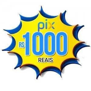 Imagem da campanha Pix de 1000$