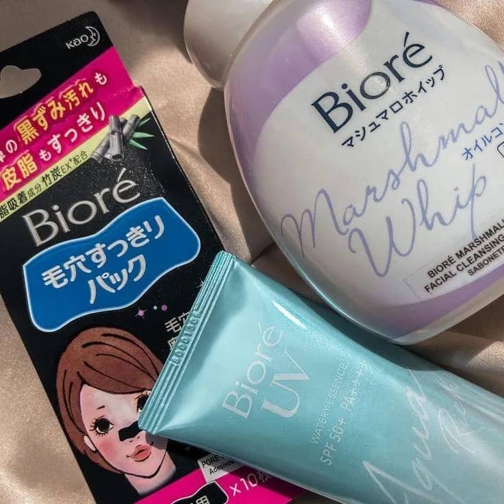 Imagem da campanha Ação Premiada: Kit Bioré - Protetor solar Aqua, Espuma de Limpeza Marshmallow Whip e Removedor de cravos ou 250 R$ no PIX.