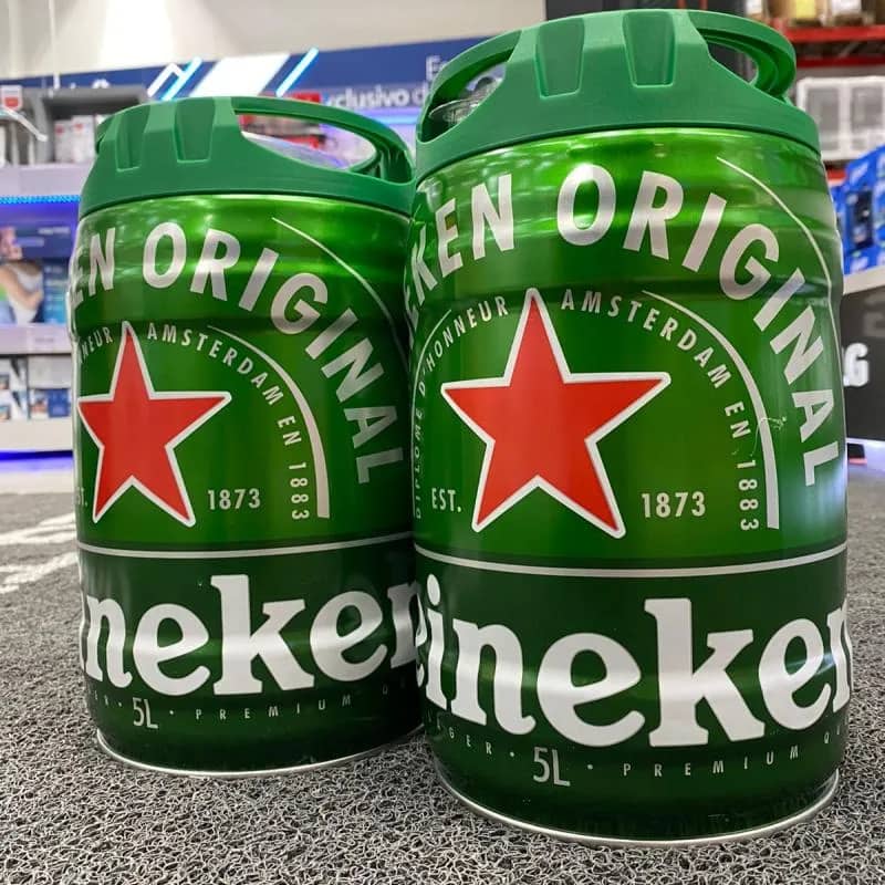 Imagem da campanha 2 Barris de Heineken 5 litros