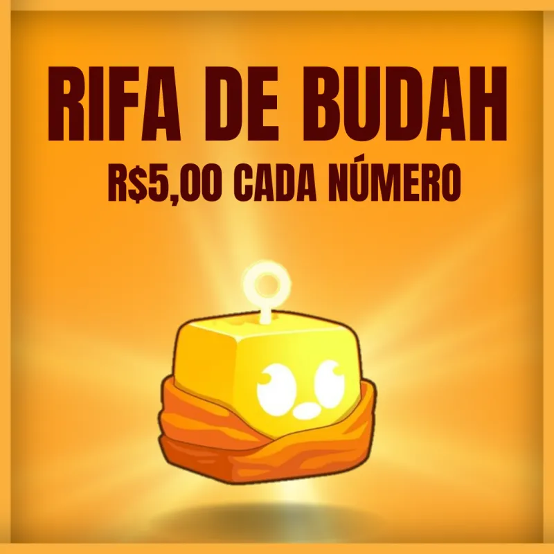 Imagem da campanha RIFA DE BUDAH - BLOX FRUITS