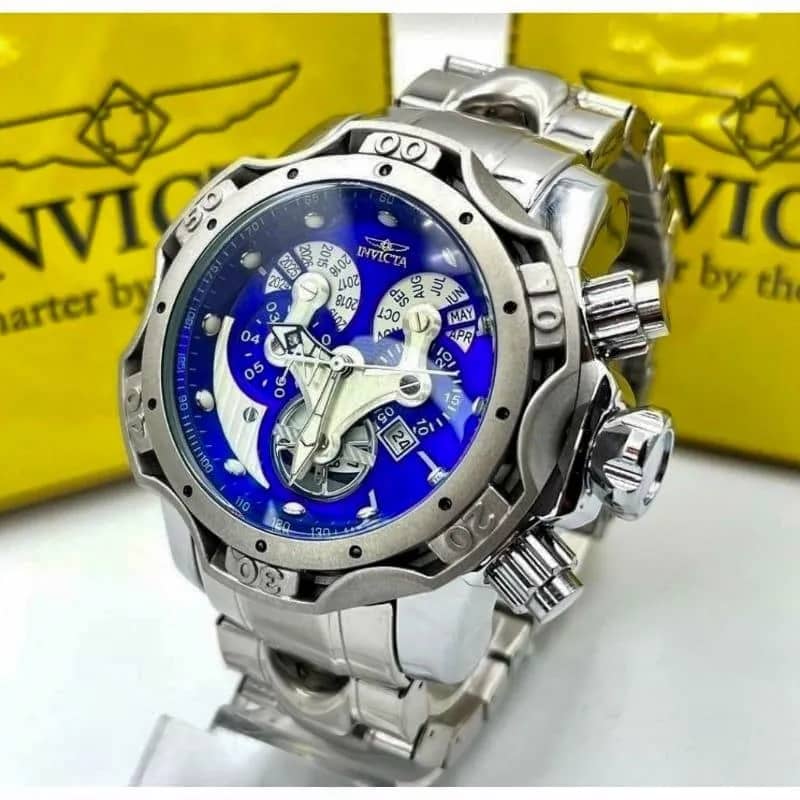 Imagem da campanha Relógio invicta linha diamante a prova d'água vidro de safira na caixa 100% funcional