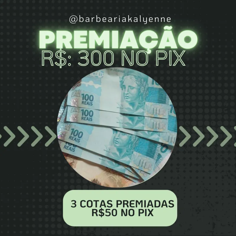Imagem da campanha AÇÃO 300 REAIS NO PIX