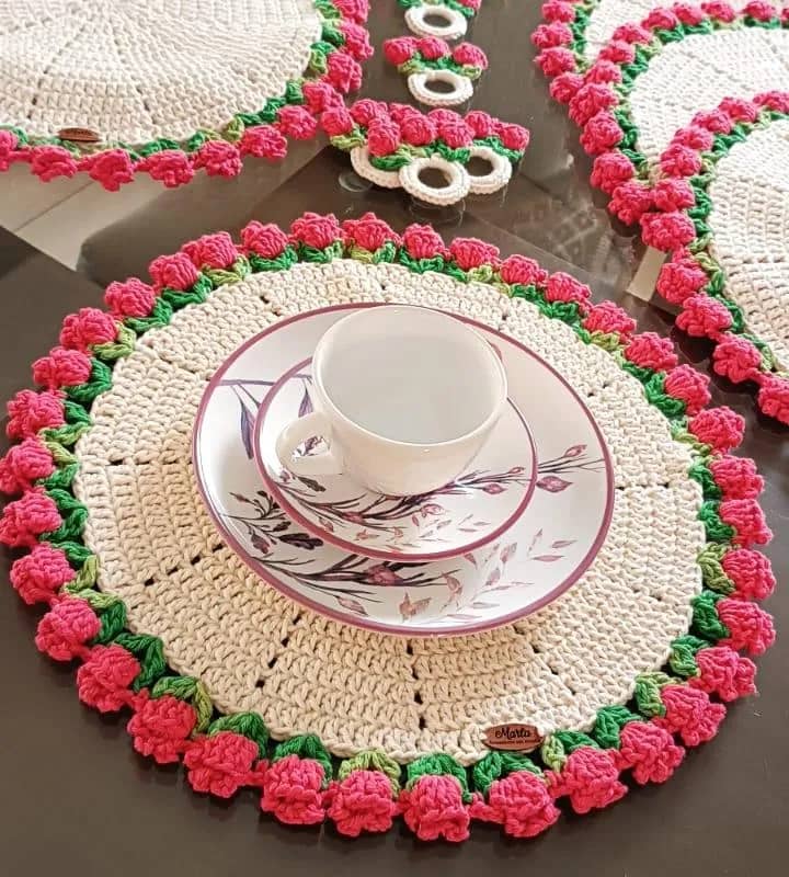 Imagem da campanha Jogo de Sousplat 6 peças